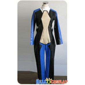 Macross Frontier Cosplay Brera Sterne Black Blue Jumpsuit Costume
