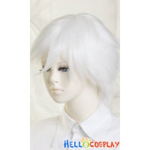 White Cosplay Short Layer Wig