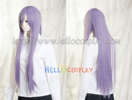 Medium Purple Medium Cosplay Straight Wig