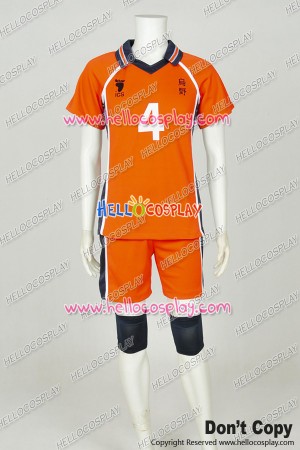 Haikyū Cosplay Karasuno High School Yū Nishinoya Volleyball Ministry Uniform Costume