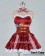 Noucome Cosplay Chocolat Red Dress Costume Satin Ver