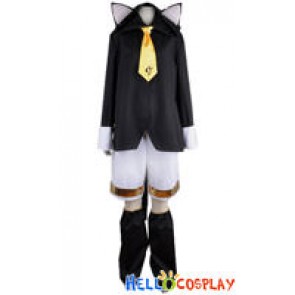 Vocaloid 2 Cosplay Kagamine Rin Halloween Black Costume