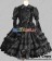 Gothic Lolita Punk Classic Black Francaise Dress