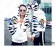 Myplace Lovers Fashion Tiger Thicken Zipper Hoodie Jacket White