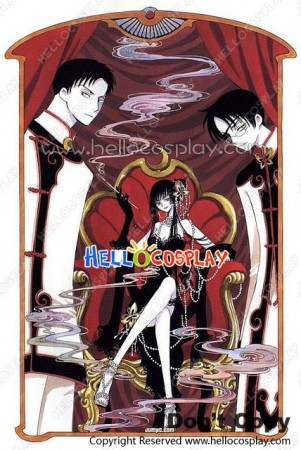 xxxHolic Cosplay Ichihara Yuuko Black Lace Dress Costume