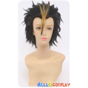 Haikyū Cosplay Yū Nishinoya Wig Short Black Yellow