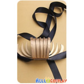 Magi The Labyrinth Of Magic Cosplay Hakuryuu Ren Headdress Black Ribbon