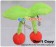 Vocaloid Hatsune Miku Cosplay Sakura Cherry Hairpin Small