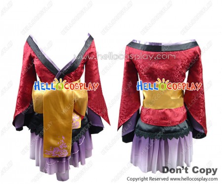 Vocaloid Project Diva Cosplay Megurine Luka Costume Kimono