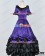 Civil War Southern Belle Ball Gown Violet Prom Lolita Dress