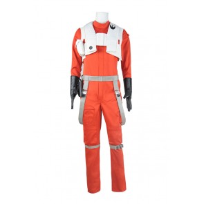 Star Wars The Force Awakens Poe Dameron Cosplay Costume