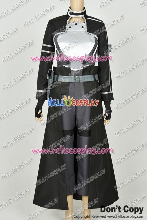 Sword Art Online Ⅱ 2 Gun Gale Online GGO Cosplay Kirito Kazuto Kirigaya Female Uniform Costume