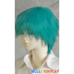 Neon Blue Cosplay Short Layer Wig