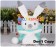 Vocaloid Cosplay 2014 Snow Miku Cute Rabbit Green Ver Plush Doll