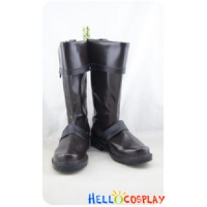 D Gray Man Cosplay Shoes Lavi Black Boots