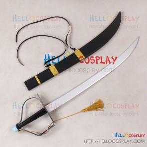 Hanakisou Cosplay Ginshu Scimitar Sword Prop