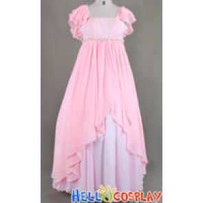 Sailor Moon Chibiusa Cosplay Costume Pink Gown Dress