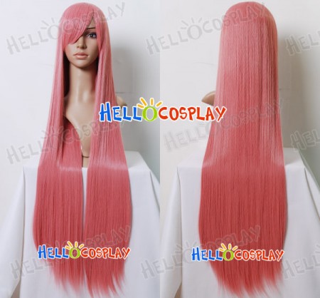 Cosplay Pink Long Wig