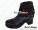 Black Ruffle Bow Chunky Sweet Lolita Short Boots