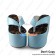 Punk Lolita Shoes Daily Blue High Platform Leopard Flip-Flops