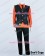 One Piece Cosplay Sanji Stripe Dark Orange Shirt Costume