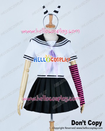 Super Danganronpa Dangan Ronpa 2 Cosplay Ibuki Mioda Uniform Costume