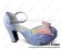 Light Violet Ankle Strap Lolita Shoes With Detachable Bow