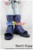 Naruto Cosplay Shoes Pleather Boots Blue