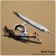 Drakengard Drag On Dragoon 3 Cosplay Zero White Broadsword Weapon