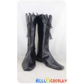 Fire Emblem Cosplay Shoes Setsuna Black Boots