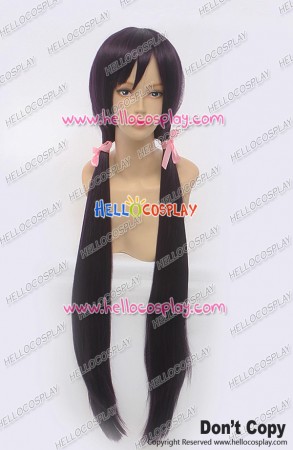 Love Live Cosplay Nozomi Tojo Wig 100CM Straight Long Purple Black