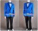 PSY Gangnam Style Cosplay Costume Blue Blazer Suit