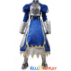 Fate Zero Saber Cosplay Armor Costume Dress