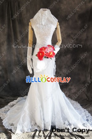 One Piece Cosplay Boa Hancock Wedding Dress Costume