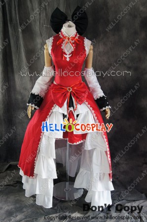 Puella Magi Madoka Magica Cosplay Kyōko Kyouko Sakura Dress Costume