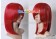 Red 45cm Cosplay Straight Wig