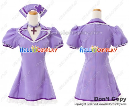 Vocaloid 2 Cosplay Luka Megurine Dress Costume Love Ward Nurse Outfit