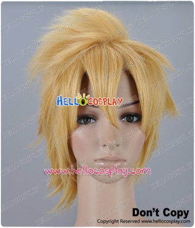 Yellow Short Cosplay Layered Wig