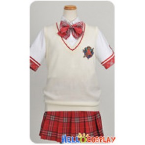 Daitoshokan No Hitsujikai Cosplay Tsugumi Shirasaki Vest Uniform Costume