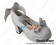 Princess Lolita Shoes White Matte Chunky Wide Ankle Strap Bows