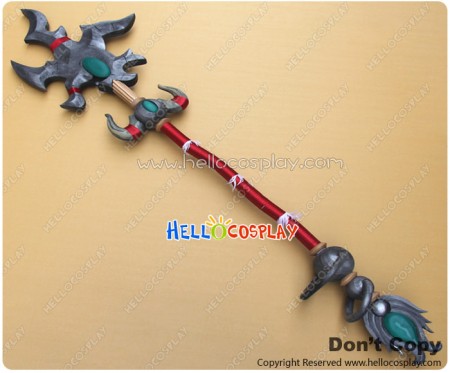 World Of Warcraft WOW Cosplay Mage Props Stick Spear Weapon