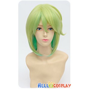 Bakumatsu Rock Cosplay Kogorō Katsura Wig Short Golden Yellow Green Gradient Color