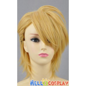 Tan Gold Short Cosplay Layered Wig