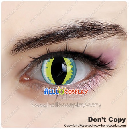 Dragon Eyes Cosplay Blue Contact Lense