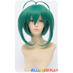 Macross Frontier Cosplay Ranka Lee Wig Short Dark Green