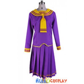 Fruits Basket Cosplay Navy Costume Purple Uniform