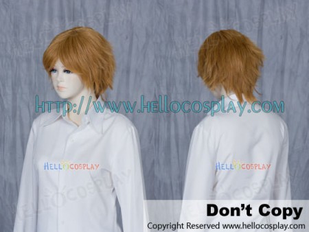 Golden Brown Cosplay Short Layer Wig