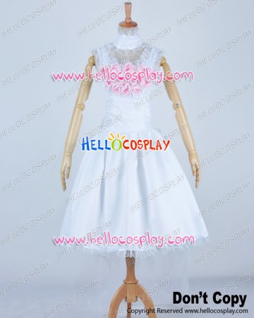 Chobits Cosplay Clamp Chii Elda Pure Wedding Dress Costume