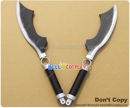 Samurai Warriors 3 Cosplay Kunoichi Double Broadswords Weapon