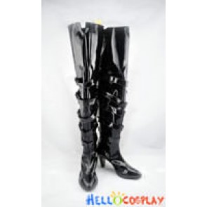 Vindictus Cosplay Black Long Boots